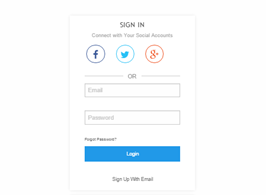 Foundation zurp login box example