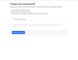 Bootstrap example and template. password recovery form