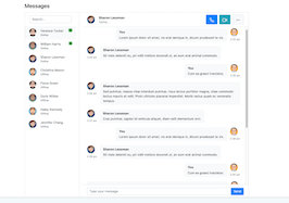 Chat bootstrap Bootstrap 4