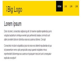 Bootstrap example and template. Responsive Parallax Navbar