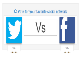 Bootstrap example and template. vs voting system