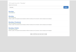 Bootstrap example and template. Search Results
