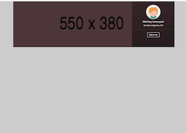 Bootstrap example and template. Social profile head Bootstrap example and template. Social profile head