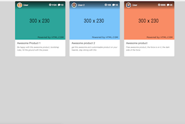 Bootstrap example and template. product cards