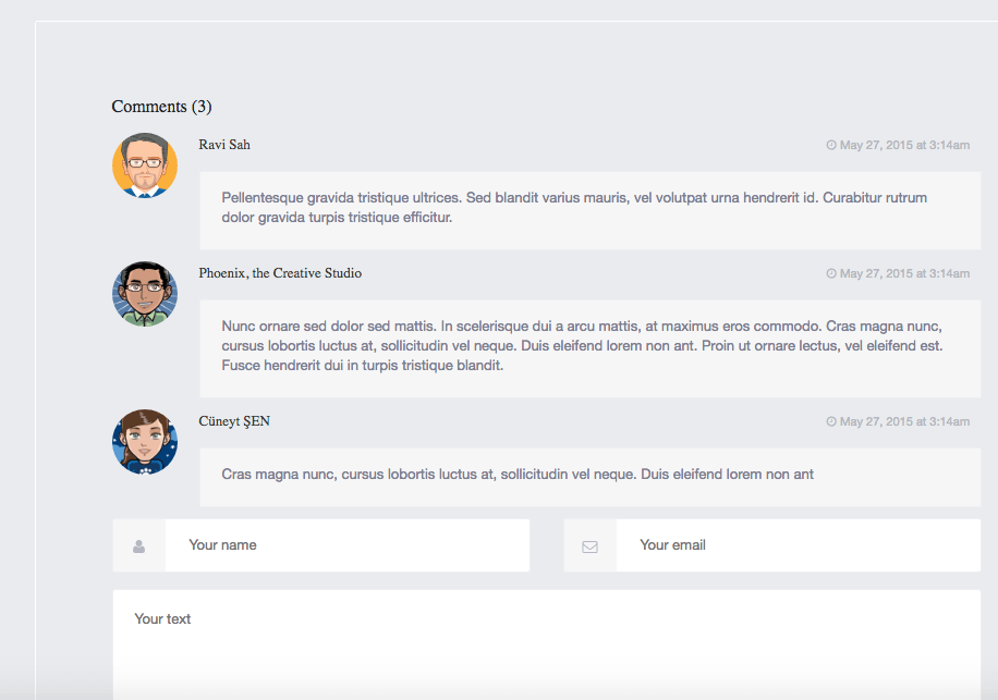 Bootstrap Comment Box Template Free Download Printable Templates