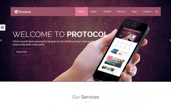 Bootstrap Protocol Multipurpose Corporate Template template