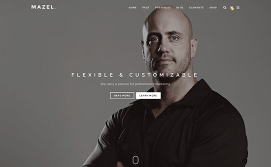 Bootstrap Mazel Responsive Multipurpose Template template