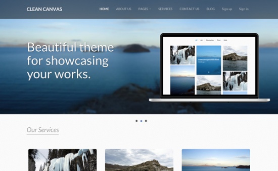 Bootstrap Clean Canvas Bootstrap Business Theme template