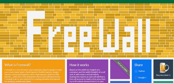 Bootstrap framework utility Freewall