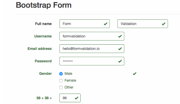 Utility bootstrapvalidator