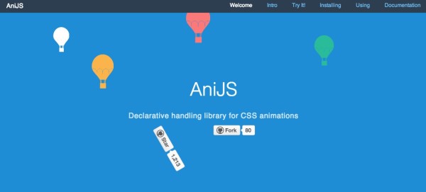 Bootstrap framework utility anijs