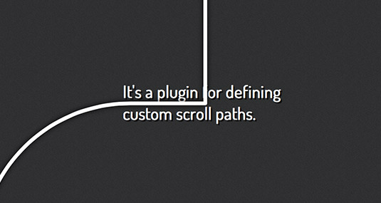 Bootstrap framework utility Scroll Path
